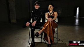 Strap-on femdom pegging loser’s ass - HD - 5:00 video - from Some.Porn