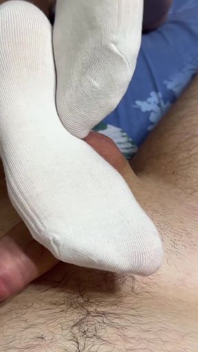 Stepsister in White Socks Dominates My Cock - HD - 0:39 video - from xHamster