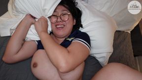 Sexy Asian Girlfriend Tofu Needs Cock During Halloween Costume Party - HD - 20:23 video - from FapHouse