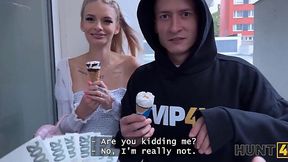 Cute Slim Blonde Naomi Love Fucks Like a Slut For Money In Front Of Her BF - HD - 17:06 video - from XGroovy