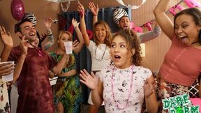 Dorm Birthday Surprise Party — Wild Gangbang and Cum-Filled Fun with Horny College Teens. - HD - 12:00 video - featuring Liv Revamped - from xDegu