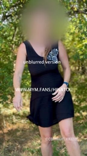 Busty MILF Pissing Outdoors with No Panties – Big Natural Tits on Display - HD - 1:02 video - from Pornfact