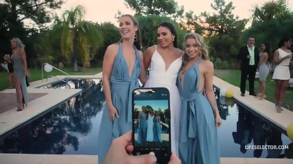 I Went To A Wedding The Brides Has A Problem And The Bridemaids Try To Help Her With My Dick - 49:16 video - featuring Alexa Flexy - from Eporner
