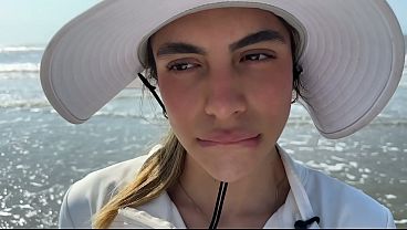 I FUCK MY STEPSISTER after a day at the beach with the house to myself - 13:20 video - from W1mp