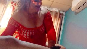 Milf puts the condom on me so I can fuck her but she can't resist and takes it off to feel my cock really hard. - HD - 12:17 video - from xHamster
