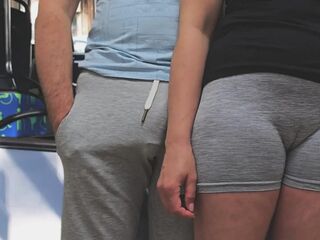 Public Bus Tugjob Stranger Cum Raw, risky, and screwing hawt! This babe strokes his thick jock, teasing him until this chab explodes in public - HD - 5:47 video - from Lesbian8