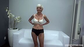 Blonde Granny Bares Her Wrinkled Body To Get Her Orgasm - HD - 7:59 video - from VXXX