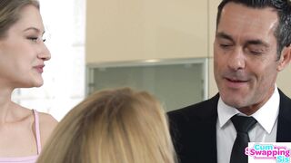 Ivi Rein & Tiffany Tatum Make Step Daddy Be The Judge of Who Sucks Cock Better - HD - 12:01 video - from DaNude