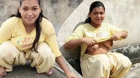 Romance with Young Married Bhabhi On Rooftop, Desi Village Girl Outdoor Hindi XXX Sex Video - 4K - 12:17 video - from xHamster