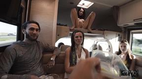 ”Music festival roadtrip went well in an RV with nympho Lila Love” - SD - 6:56 video - from TransHero