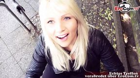 German chubby blonde milf picked up and fucked public - HD - 26:38 video - from xHamster