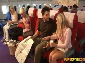 Exposed on the Airplane - SD - 14:20 video - from FapHouse