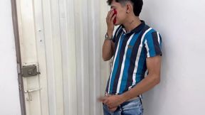 Hey Brian! What are you doing masturbating and smelling my red pantyhose - HD - 10:47 video - from xHamster
