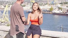 Russian teen cums during 1st sex with her new gentleman - HD - 10:09 video - from XGroovy