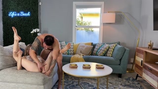 Dick Sucking, Pussy Eating, Hard Fucking Amateur Couple. Ending In A Thick Facial -TheJensensPlay - HD - 18:13 video - from Pornzona