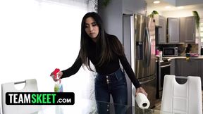Struggling College Latina Student Earns Extra Income As A Babysitter And A Moaning Slut - TeamSkeet - HD - 39:39 video - from xHamster