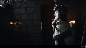 Medieval Lesbian Fuckfest: Blonde Elf Babe Spreads Horny Sex Parasites to Octokuro - HD - 6:01 video - featuring Octokuro - from XXXShake