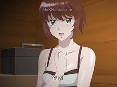 Cheating with Hairy Babe in Sauna While her Girlfriend Waiting Outside (Hentai) - HD - 6:26 video - from Pornicom