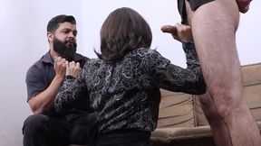 Cuckold Husband Watches Fake Priest Impregnate His Wife and Fuck Her Ass - HD - 8:12 video - from xHamster