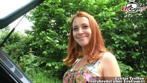 German redhead teen masturbates outdoors for pocket money - HD - 18:23 video - from xHamster