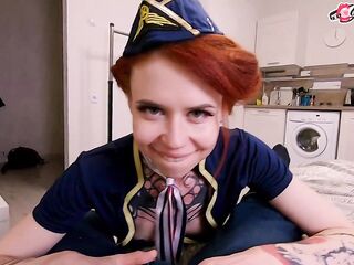 1St Class Stewardess Takes Triple Anal Creampie after a Lengthy Flight - HD - 31:45 video - from FreePorn8