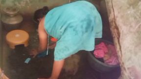Tamil Stepaunty Bathing Porn Video in Village - HD - 8:30 video - from FapHouse