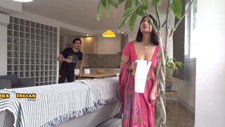 Perverted dude Devar is spying on a hot Indian babe - HD - 7:36 video - featuring Niks Indian - from ZBPorn