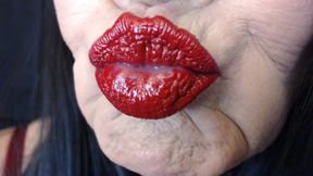 Red duck lips tube lipstick - HD - 2:42 video - from xHamster