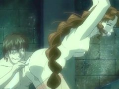 Bondage hentai cutie with a muzzle gets ass injection with an enema - 6:42 video - from Katestube