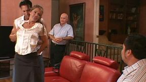 Voracious housewife Kelly Leigh fucks furiously right in front of her hubby - SD - 7:57 video - from AnySex