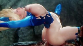 Samus Dominated & Fucked by Monster - HD - 1:40 video - from FapHouse