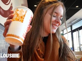 48H with ME! The Burger King hostess tries to bribe me! AS's - Ep8 - VLOG - HD - 31:25 video - featuring Allice Leo - from Lesbian8