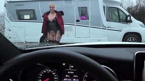 Gorgeous Busty Blonde Big-Ass Slut - Lara Cumkitten - Services a Customer In Her Fuck-minivan - HD - 11:01 video - from XGroovy