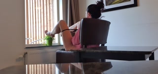 ASMR I like the feeling of being watched by my neighbor! (WET PUSSY SOUNDS) - HD - 8:21 video - from Pornzona