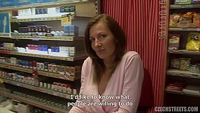 Slender Czech Milf Getting Pounded Hard In Her Shop - HD - 7:33 video - from InPorn
