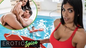 DEVIANTE - Lifeguard Sheila Ortega saves a big cock, so her wet pussy can get creampied - HD - 13:00 video - featuring Bootylatinaxxx - from xHamster