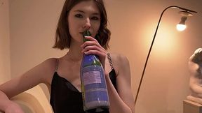 Skinny petite classmate in sexy dress allows me to fuck her juicy pussy - HD - 20:49 video - from MyLust