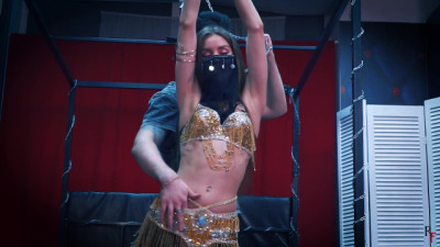Belly oriental dancing - Kristy belly tickle torture with ringing bells - HD - 22:56 video - from RFmovies
