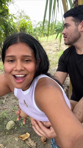 Risky sex in public by the farm I know we got caught - 4K - 13:50 video - from xHamster