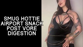 Same Size Vore Digestion Talk - Airport Snack for a Smug Hottie - 5:41 video - featuring Reiinapop - from Clips4sale