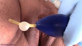 wetting with catheter in urethral plug - SD - 9:00 video - from Clips4sale