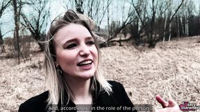Social Experiment Ended For Presenter With Cum In Her Pussy - 4K - 18:17 video - from xHamster