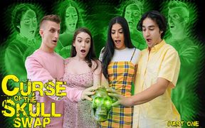 Body Swapping Stepsiblings Engage in a Wild Foursome to Break the Curse - HD - 22:47 video - featuring Lily Lou - from xHamster