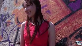 Skinny Czech Babe Gets a Deepthroat Cream Pie Outdoors - HD - 22:10 video - from Jizzberry