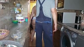 Sexy mature wife gets a good smash from the dishwasher repairman - SD - 24:45 video - from MaturePussies