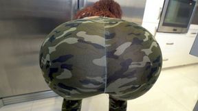 Bitch in military pants needs man to pay for XXX cleaning in underwear - SD - 3:51 video - from xDegu