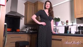 AuntJudys - Tall 35yo step-auntie Felicity gives you JOI in the kitchen - HD - 8:12 video - from xHamster