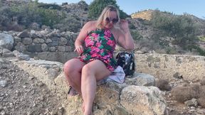 Horny Wife Outdoor Squirting Masturbation - Nympho Wife Real Orgasms - HD - 5:43 video - from FapHouse