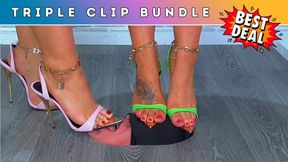 Goddess Amber & Miss Lucy - Crushing Your Face & Draining Your Balls Under Our Sticky Party Heels (225A) - Triple Bundle 2 - Face Trampling Shoejob - HD - 52:42 video - featuring Spikey Dee - from LoyalFans
