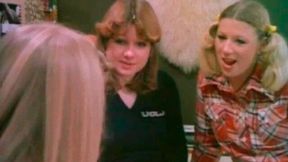 Sweet vintage lesbian sex session with three hot fuck dolls - HD - 6:00 video - from OK.XXX